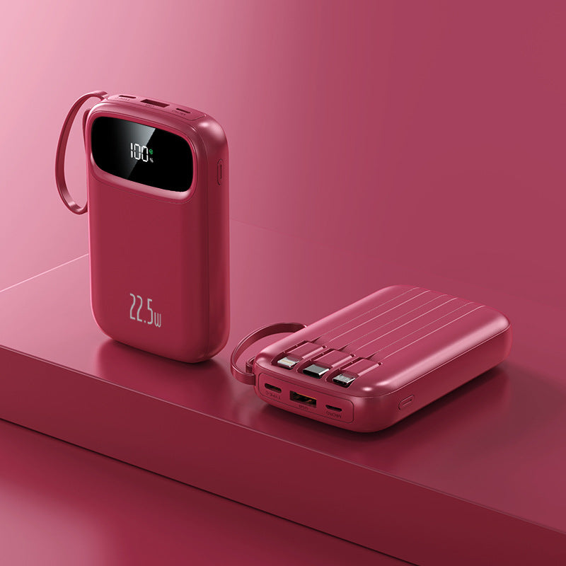 Portable power bank with LED display Bowlift
