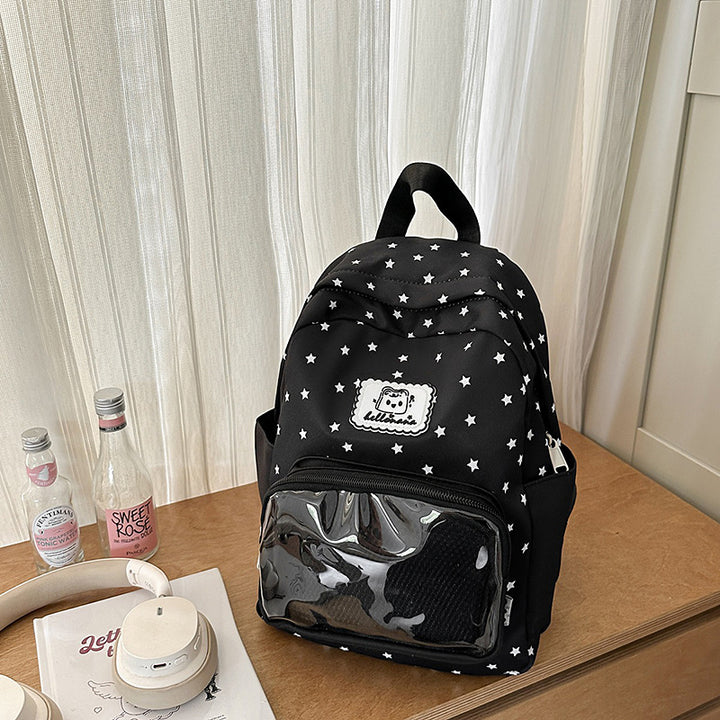Cute Star Patterned Backpack