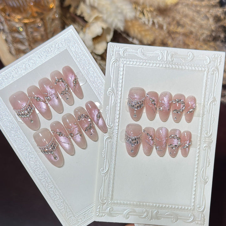 Artistic Stiletto Nail Art Design Bowlift