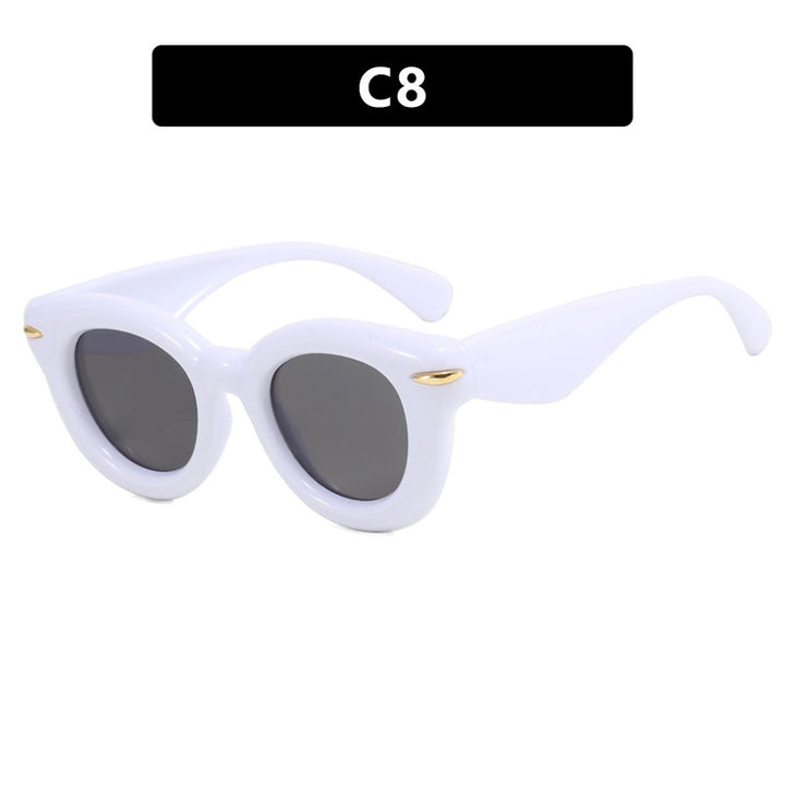 Women Cat-Eye Sunglasses with extravagant frame and protective UV protection Bowlift
