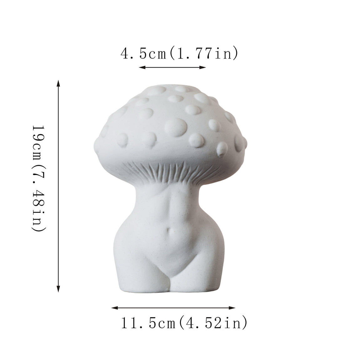 Artistic Mushroom Sculpture