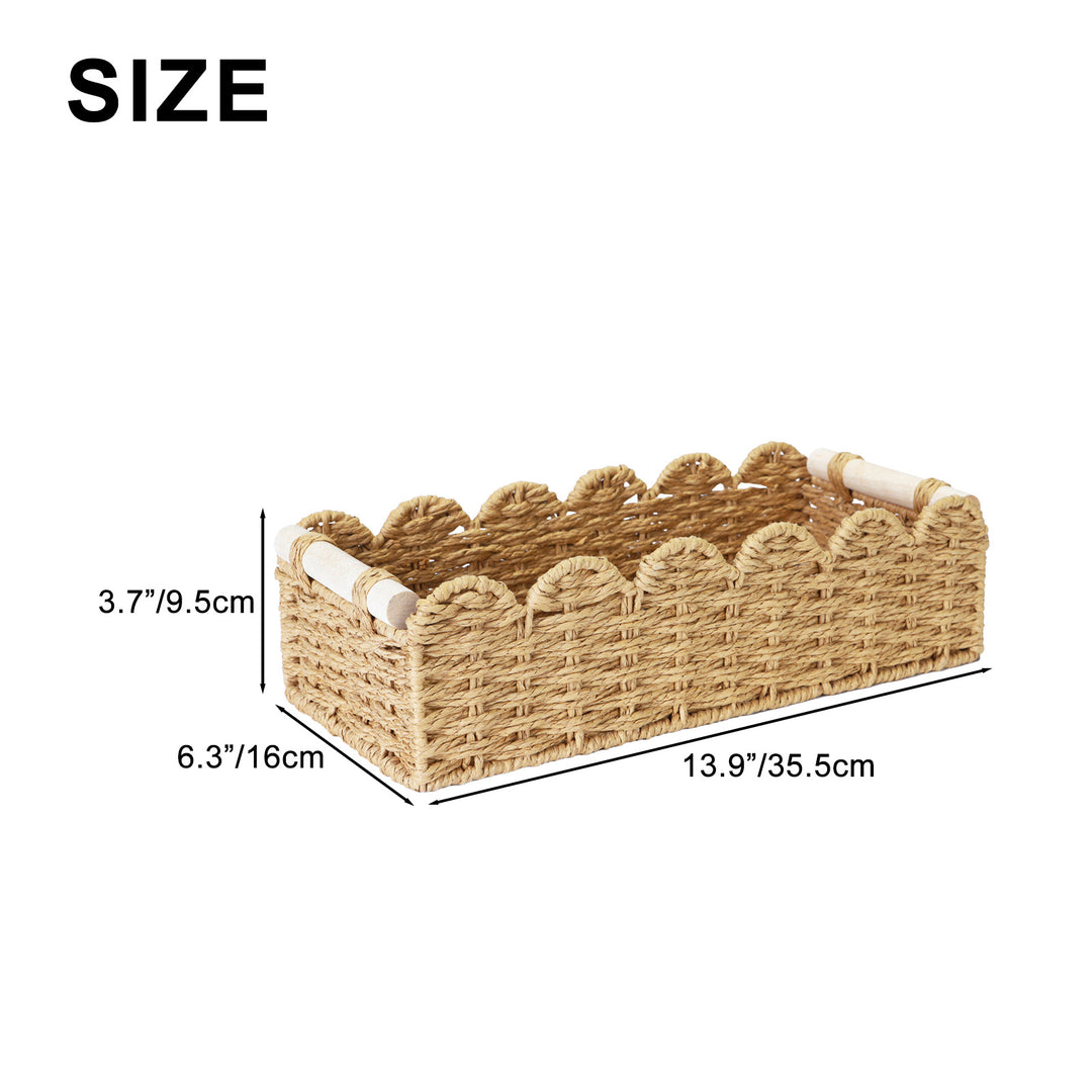 Decorative Woven Storage Caddy Bowlift