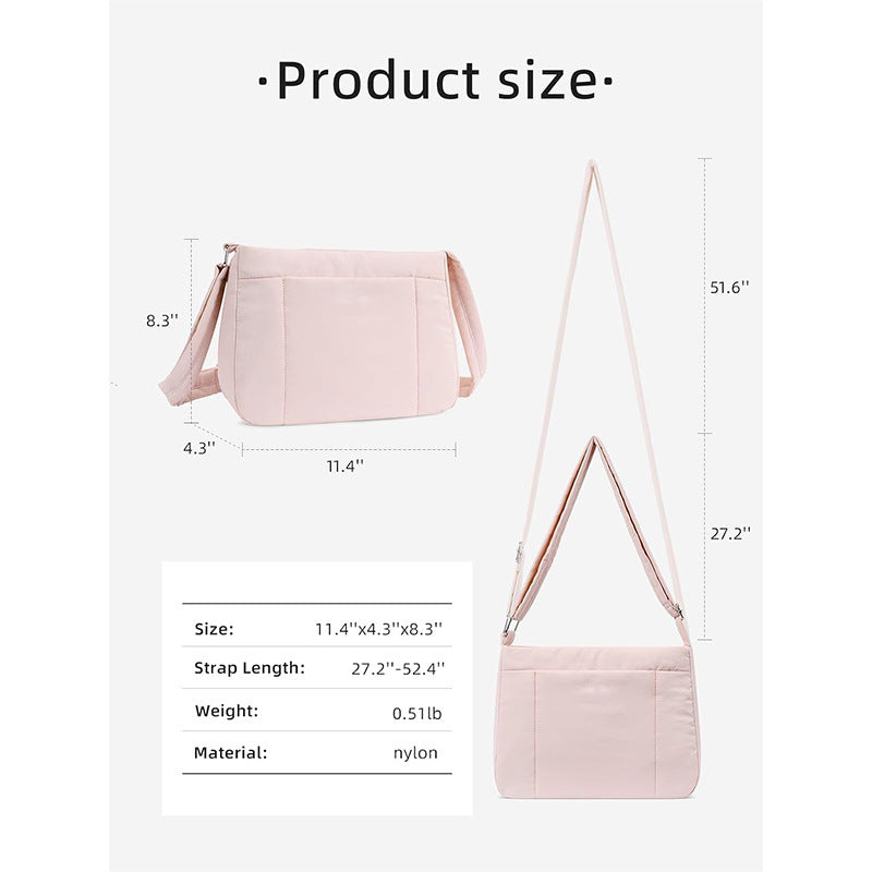 Multifunctional and Padded Shoulder Bag Bowlift