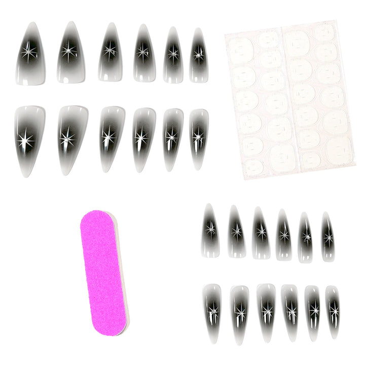 Elegant Star-Cut Nail Enhancements Bowlift