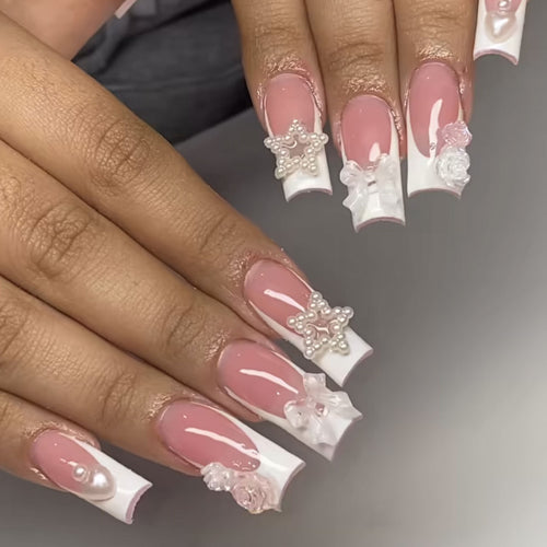 Decorative 3D Acrylic Nail Art Bowlift