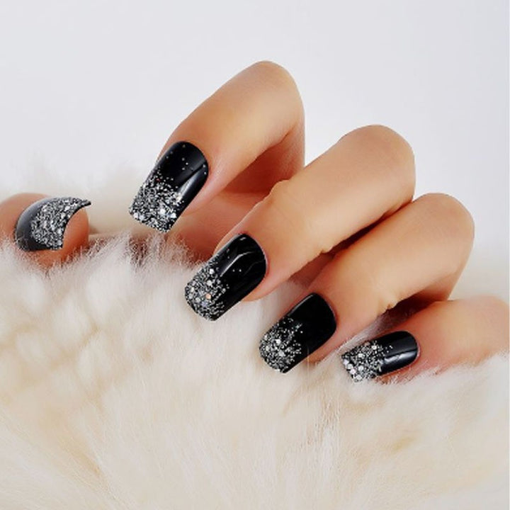 Glittery Nail Art Bowlift