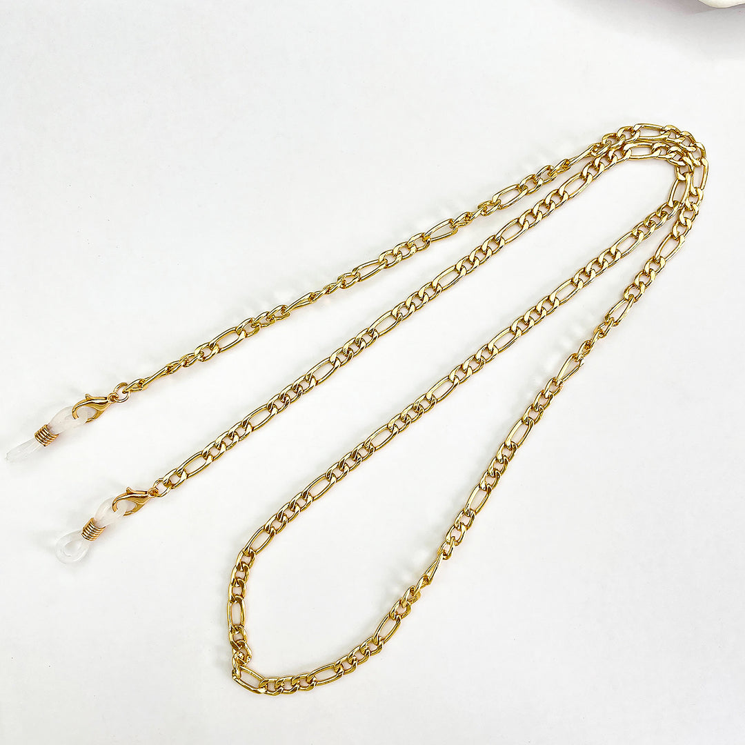 Elegant Cross-Embellished Eyewear Chain Bowlift