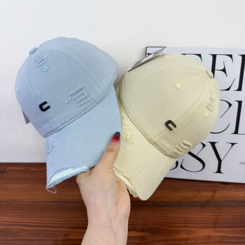 Men's Distressed Cap Bowlift