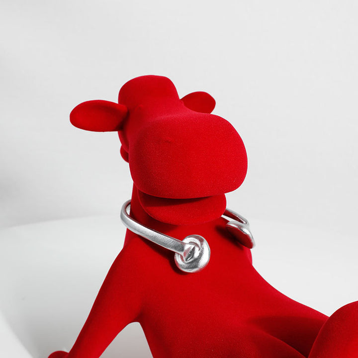 Playful Decorative Dog Sculpture