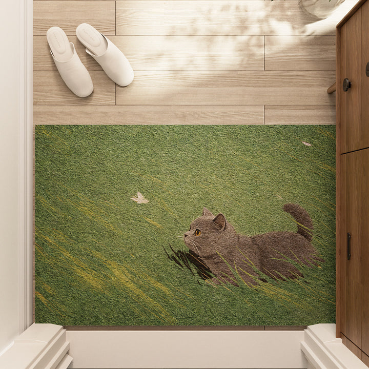 Corgi-Themed Floor Mat
