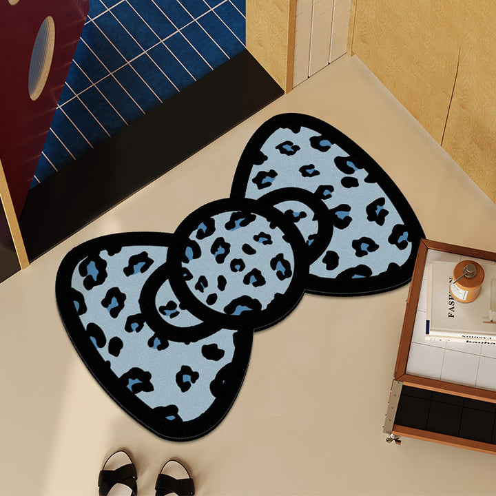 Decorative Leopard Print Bath Mat