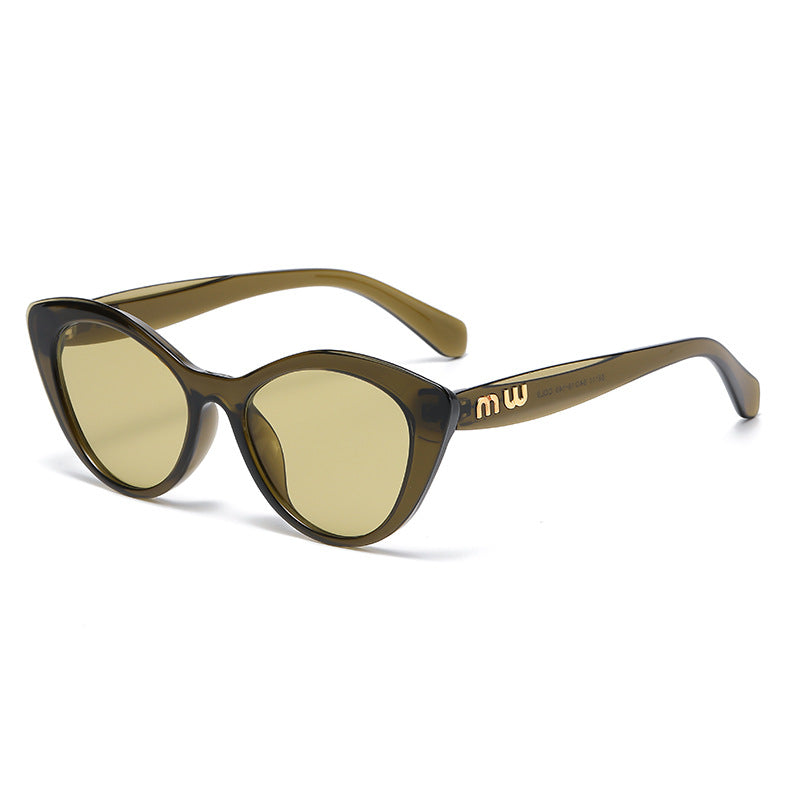 Ladies' fashionable cat-eye sunglasses with UV protection Bowlift
