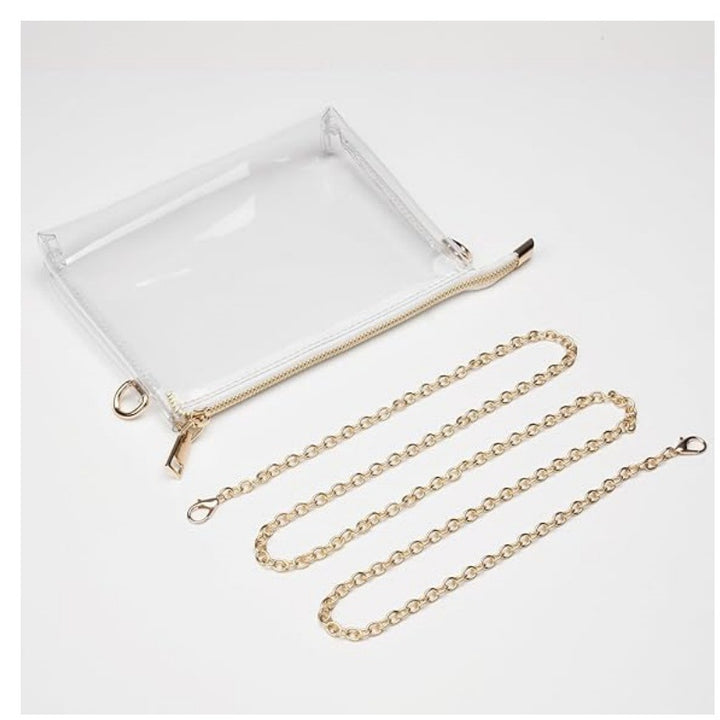 Elegant Transparent Clutch Bowlift