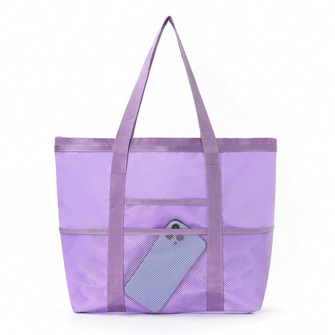 Multifunctional shopping bag with practical outer pockets Bowlift
