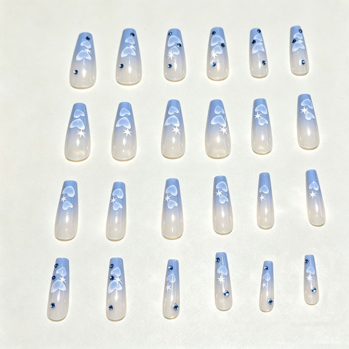 Artistic Press-On Nail Art Tips Bowlift