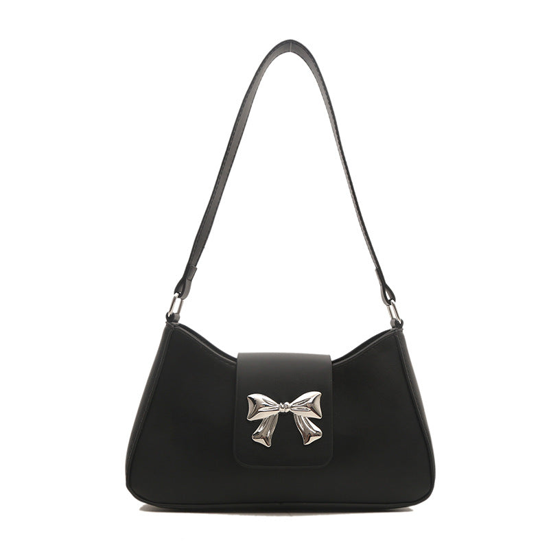 Stylish Bow Accent Handbag Bowlift