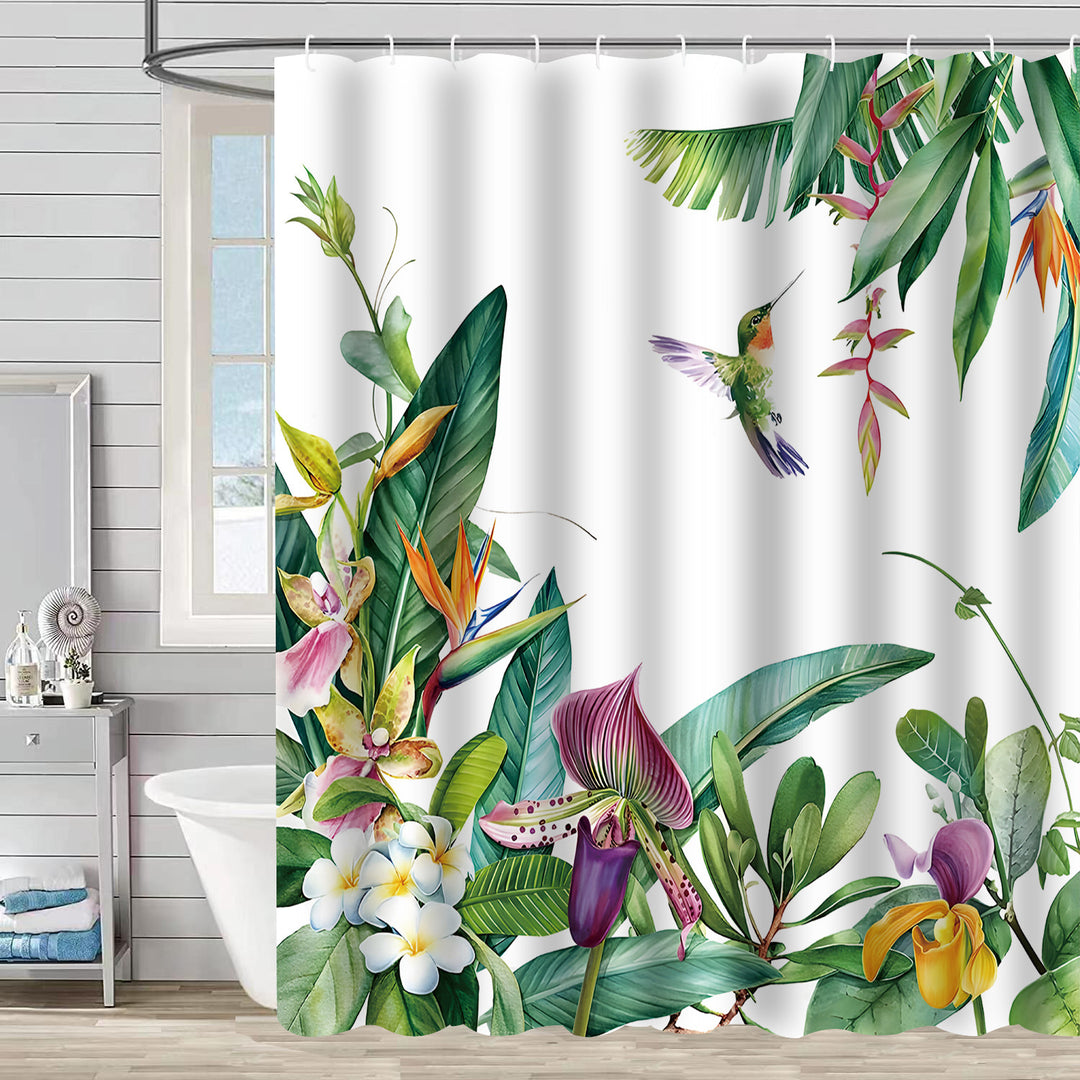 Nature-Inspired Shower Curtain Bowlift