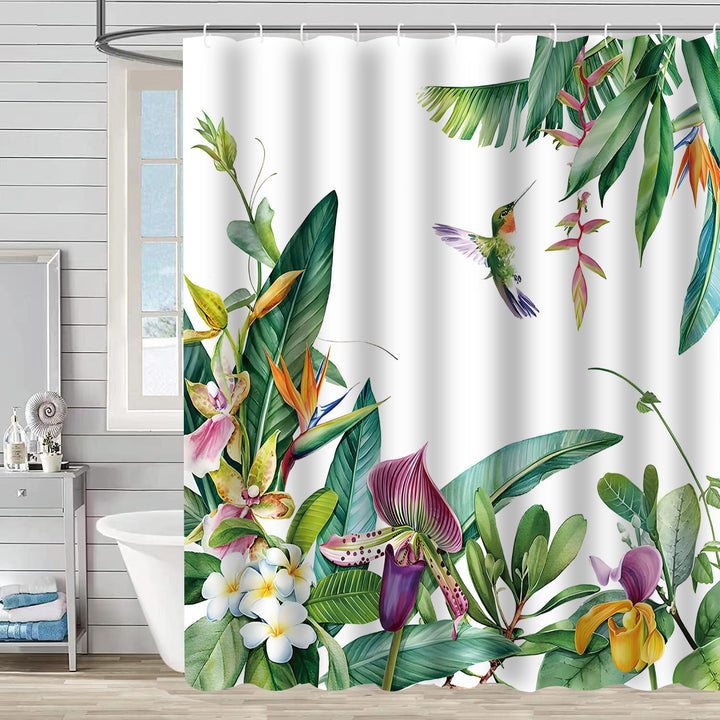Nature-Inspired Shower Curtain Bowlift