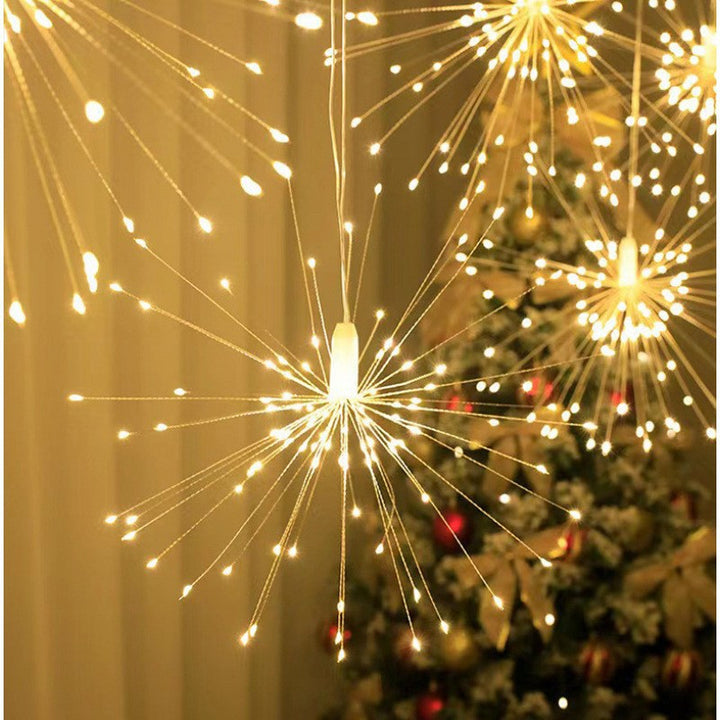 Hanging LED Starburst Fiber Optic Pendant Lights Bowlift