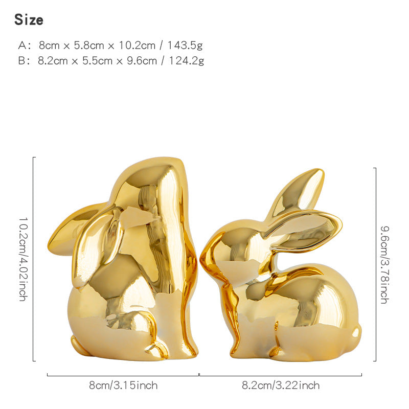 Artistic Ceramic Hare Bowlift