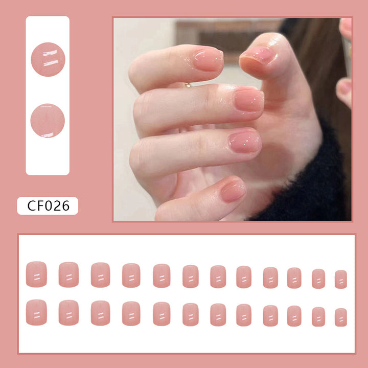 Glossy Gel Press-On Nail Set Bowlift