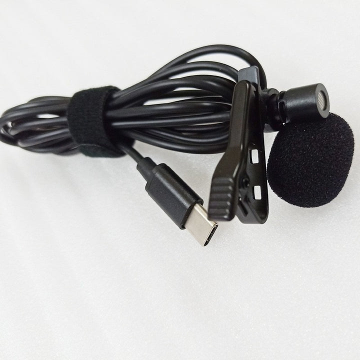 Lavalier microphone with flexible clip Bowlift