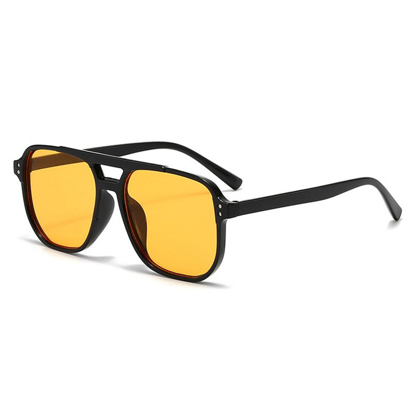 Retro Square Frame Sunglasses