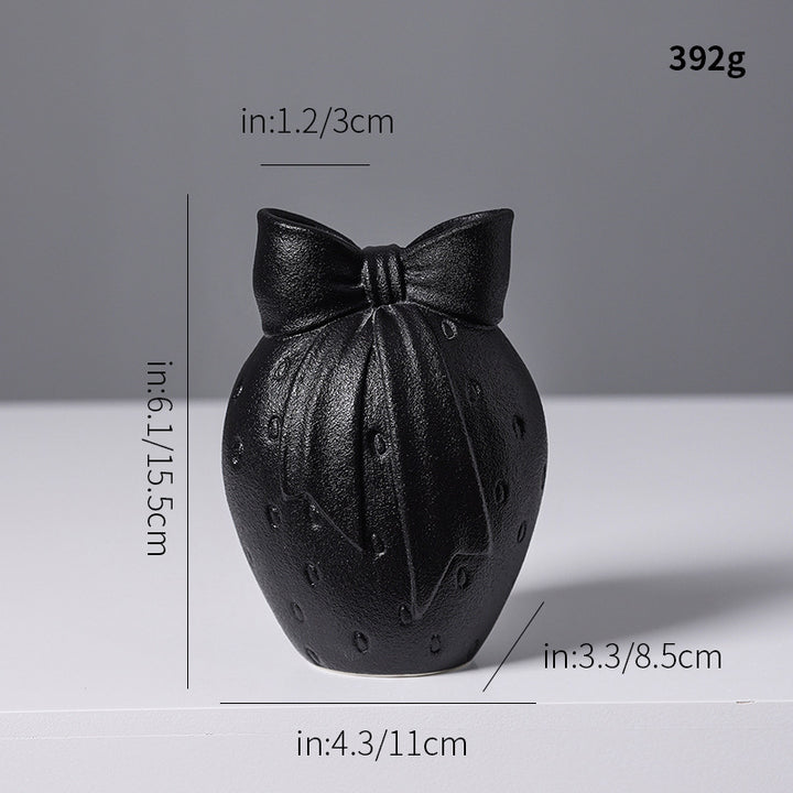 Nordic Knit-Top Ceramic Vase