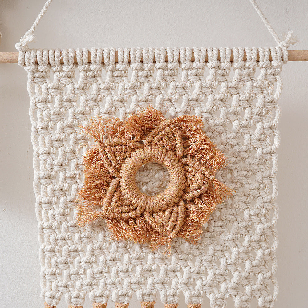 Macrame Floral Wall Hanging Decor Bowlift