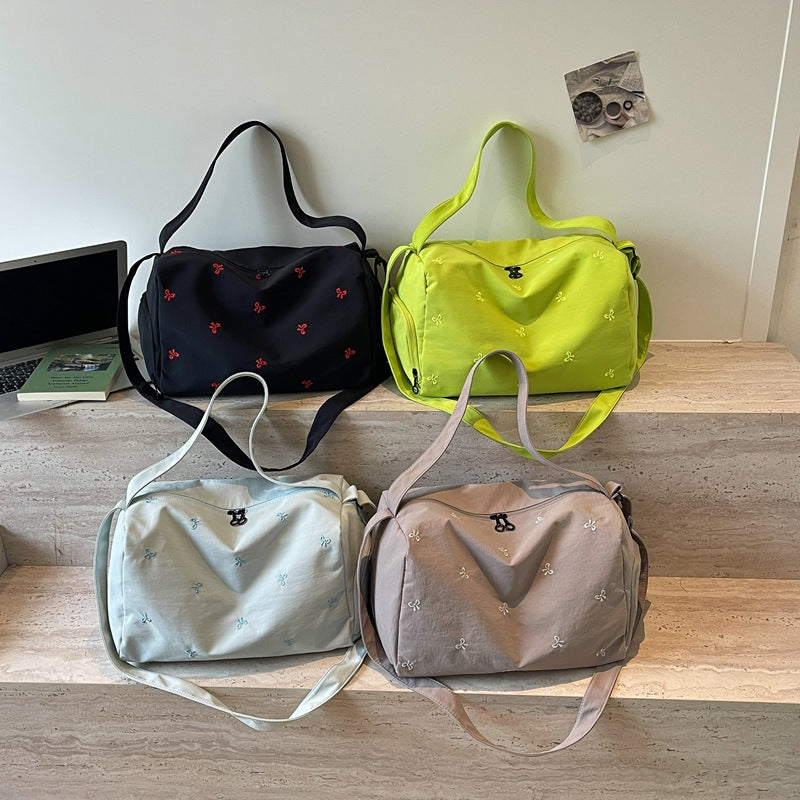 Stylish Embroidered Sports Duffle Bag