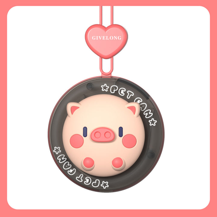 Ladies Portable Handheld Fan in Cute Bunny Design Bowlift