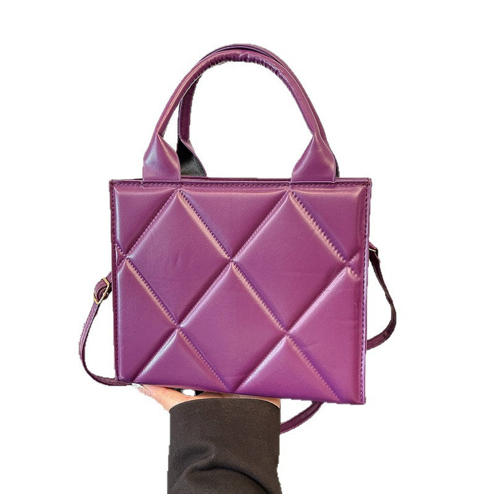 WoQuilted Faux Leather Handheld Tote Bowlift