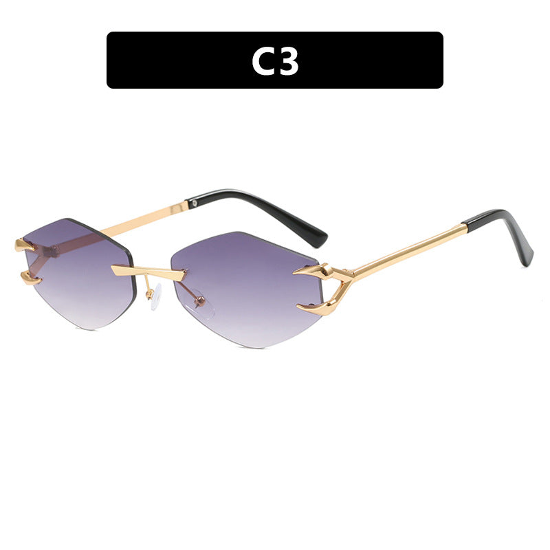 Women's extravagant hexagonal sunglasses with innovative frame and UV protection Bowlift
