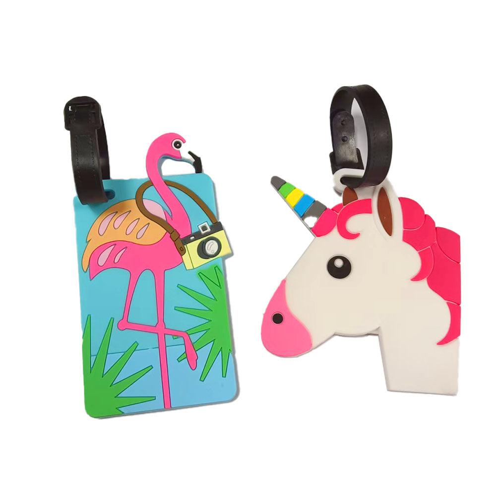 Unisex Luggage Tag in Vibrant Owl Design Bowlift