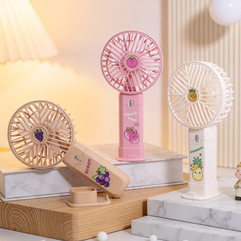 Women Portable USB Hand Fan with Flexible Tilt Bowlift