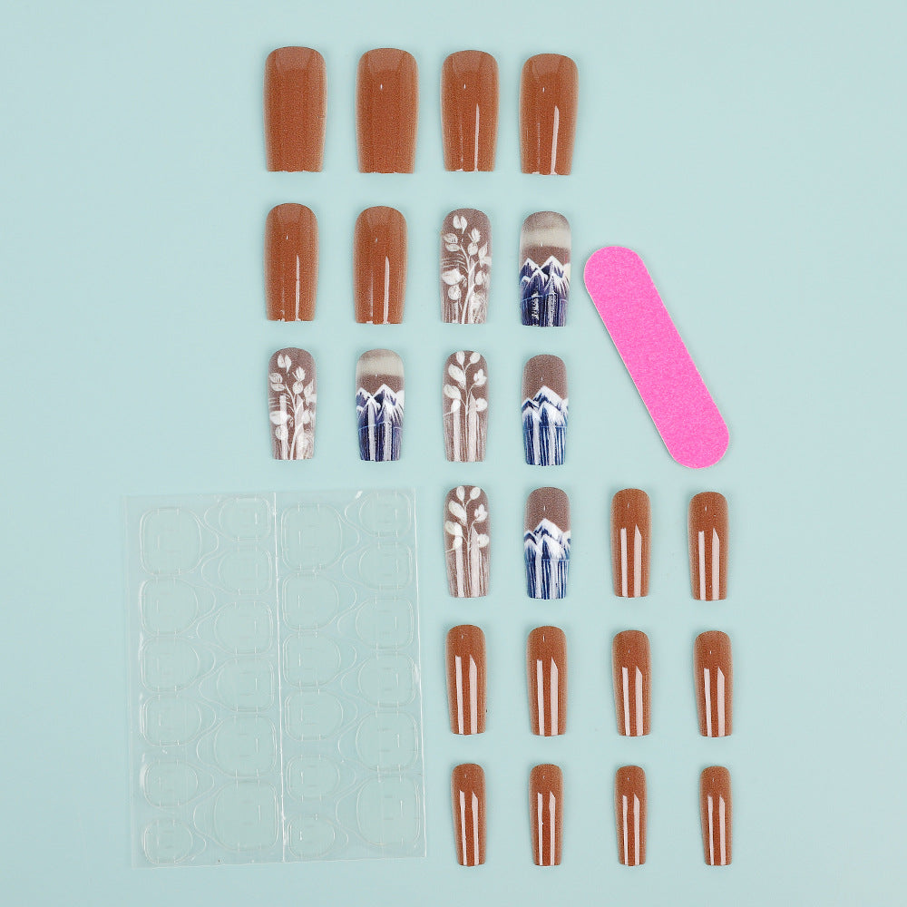Nail Art Set with Floral Patterns Bowlift
