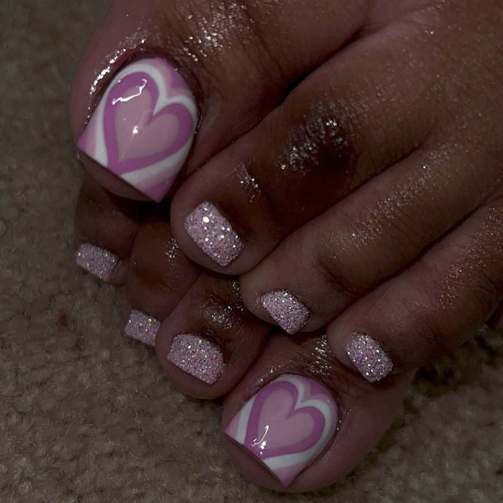 Heart-Themed Nail Art Extensions Bowlift