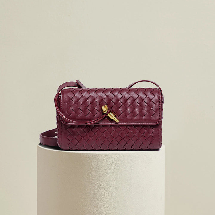 Woven Crossbody Clutch Bowlift