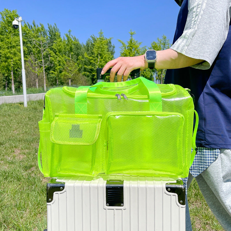 Transparent Gym and Travel Duffle