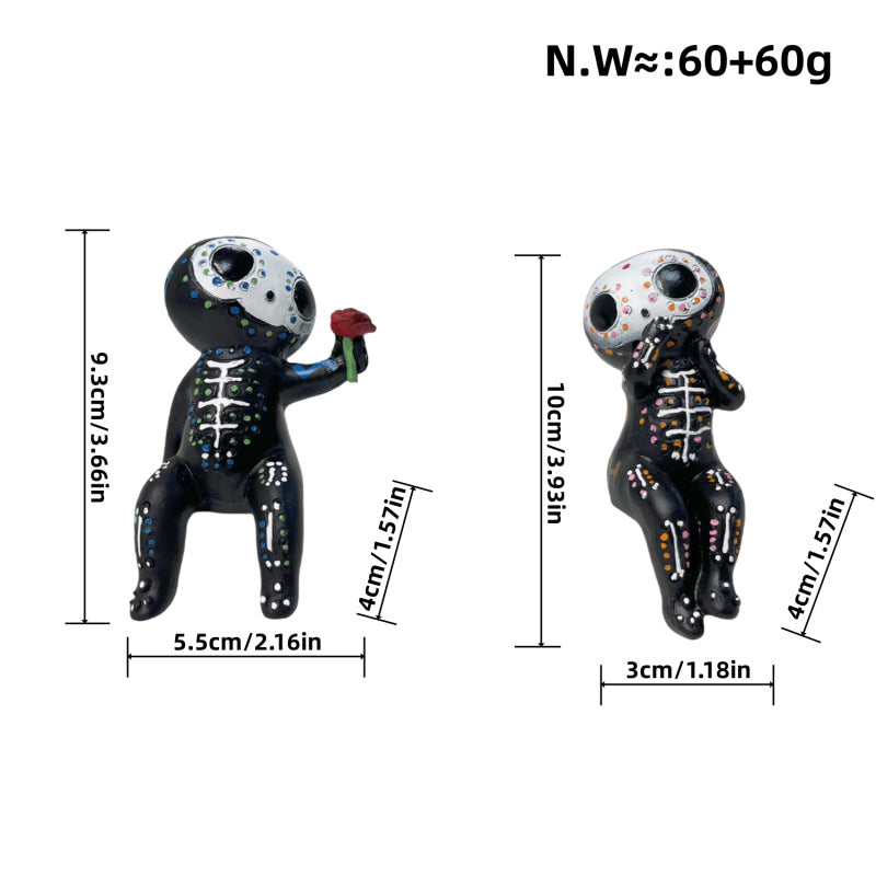 Romantic Skeleton Figure Bowlift