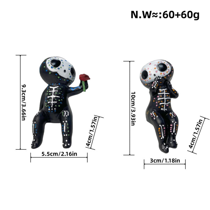 Romantic Skeleton Figure Bowlift