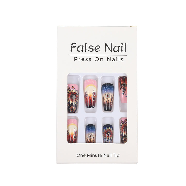 Art Nail Set with Bohemian Designs Bowlift