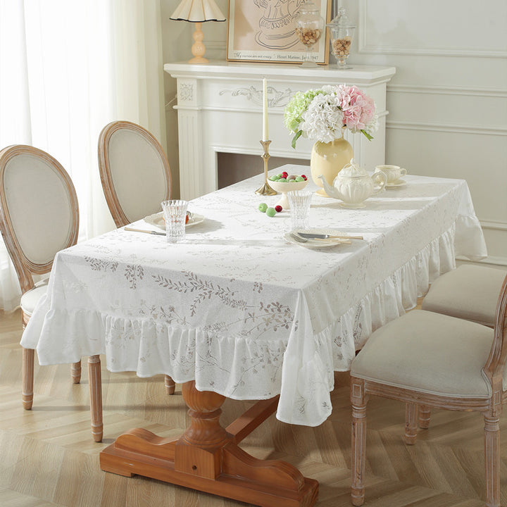 Elegant Floral Lace Table Cover