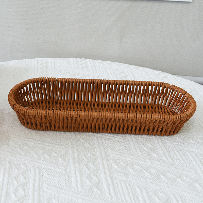 Rectangular Handwoven Storage Tray Bowlift