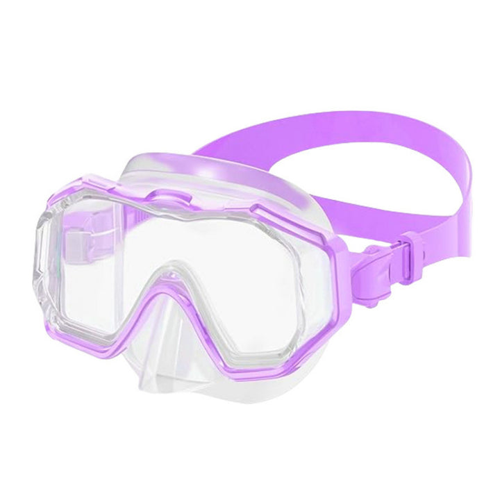 Diving mask with special field of vision and anti-fog technology Bowlift