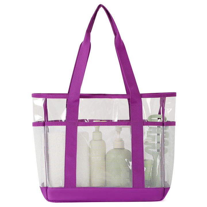 Transparent Beach Tote Bag Bowlift