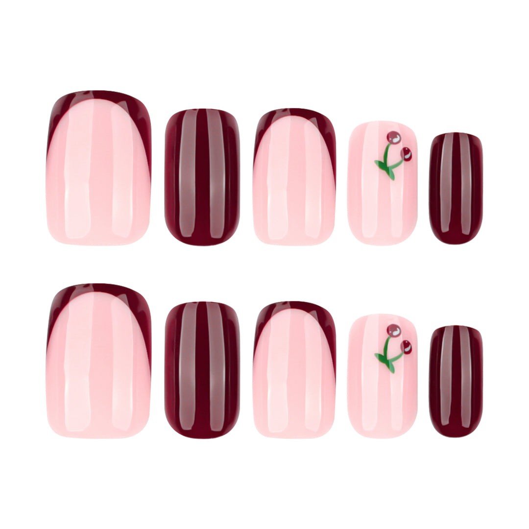 Artful nail extensions with elegant gradient and delicate accents Bowlift