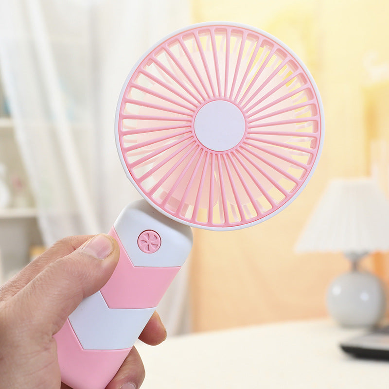 Women's Portable Tabletop Fan with USB Connection and Adjustable Tilt Angle Bowlift