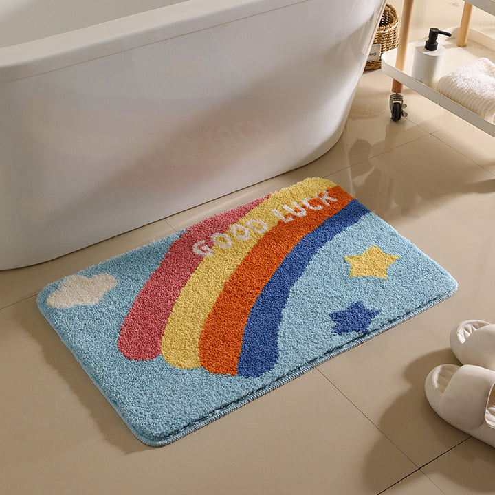 Cute Panda Design Bath Mat Bowlift