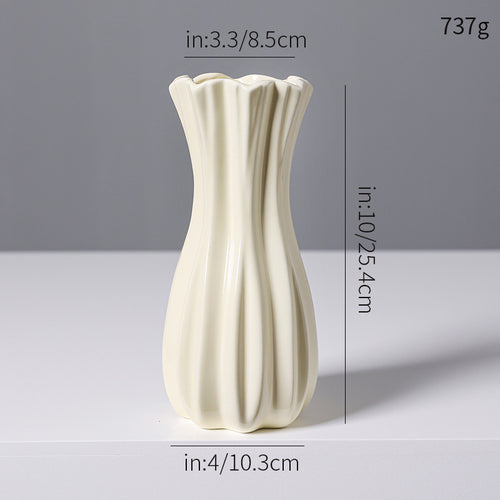Elegant Coated Ceramic Vase